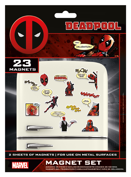

Набор магнитов Deadpool Comics
